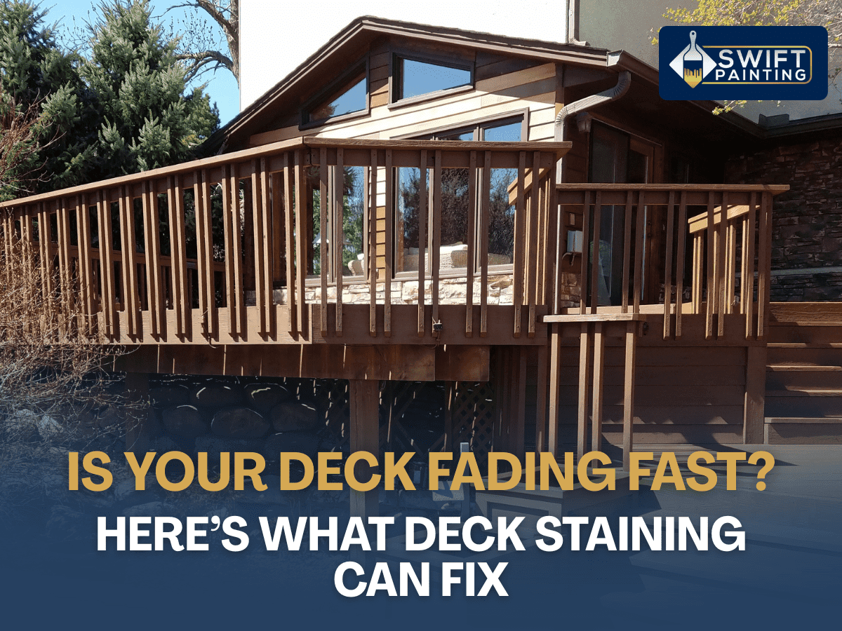 Is Your Deck Fading Fast? Here's What Deck Staining Can Fix