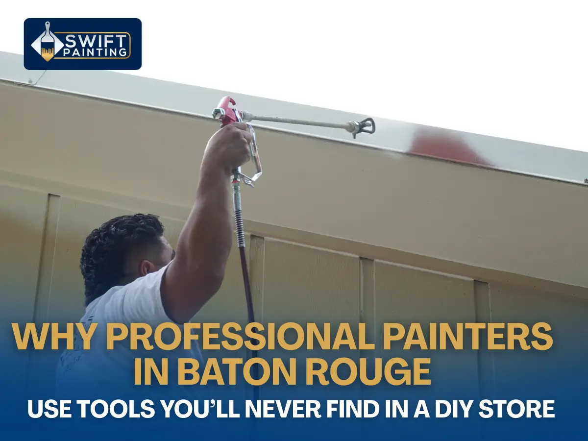 Why Professional Painters in Baton Rouge Use Tools You'll Never Find in a DIY Store