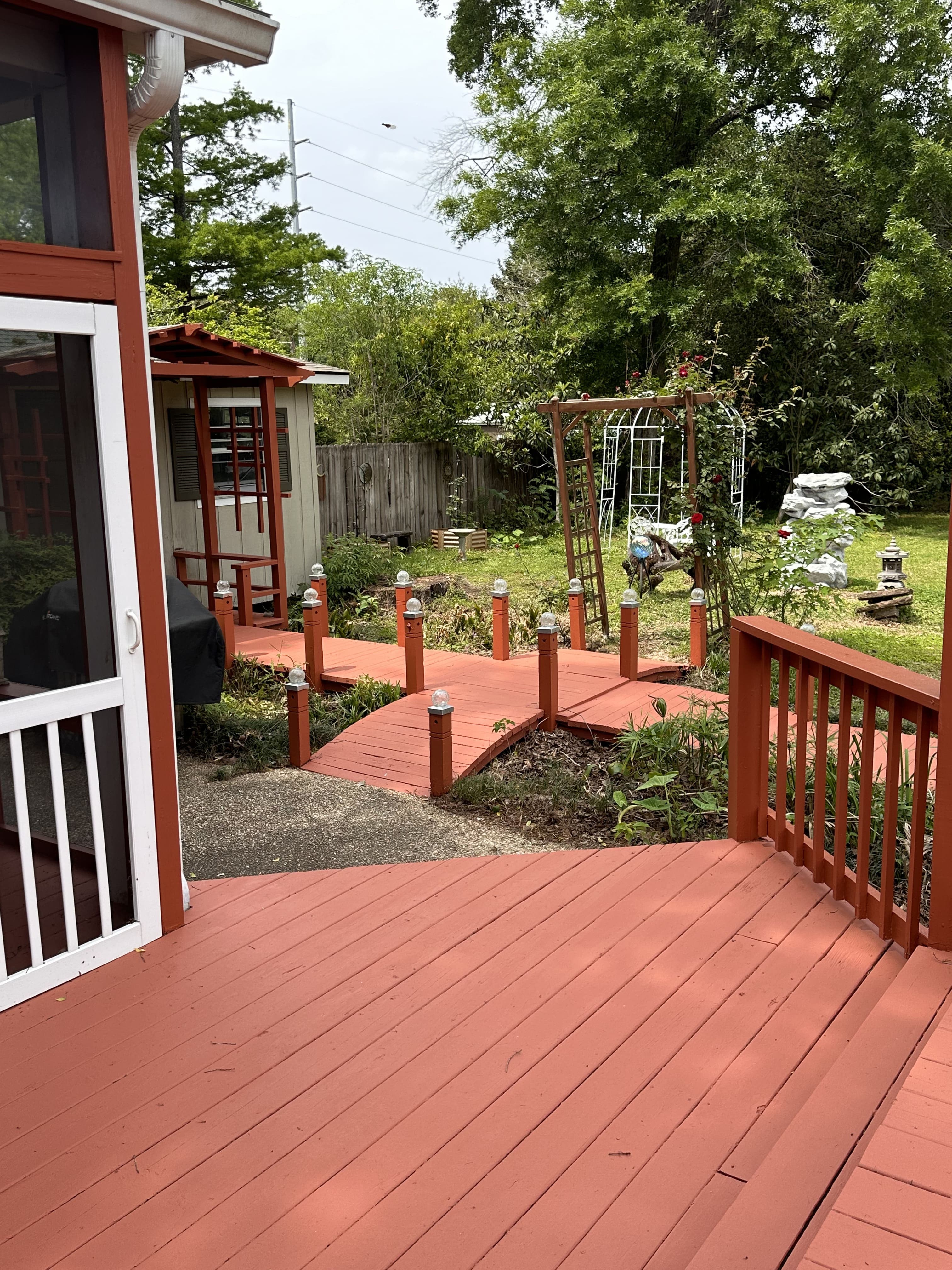 Deck & Garden Bridge Painting