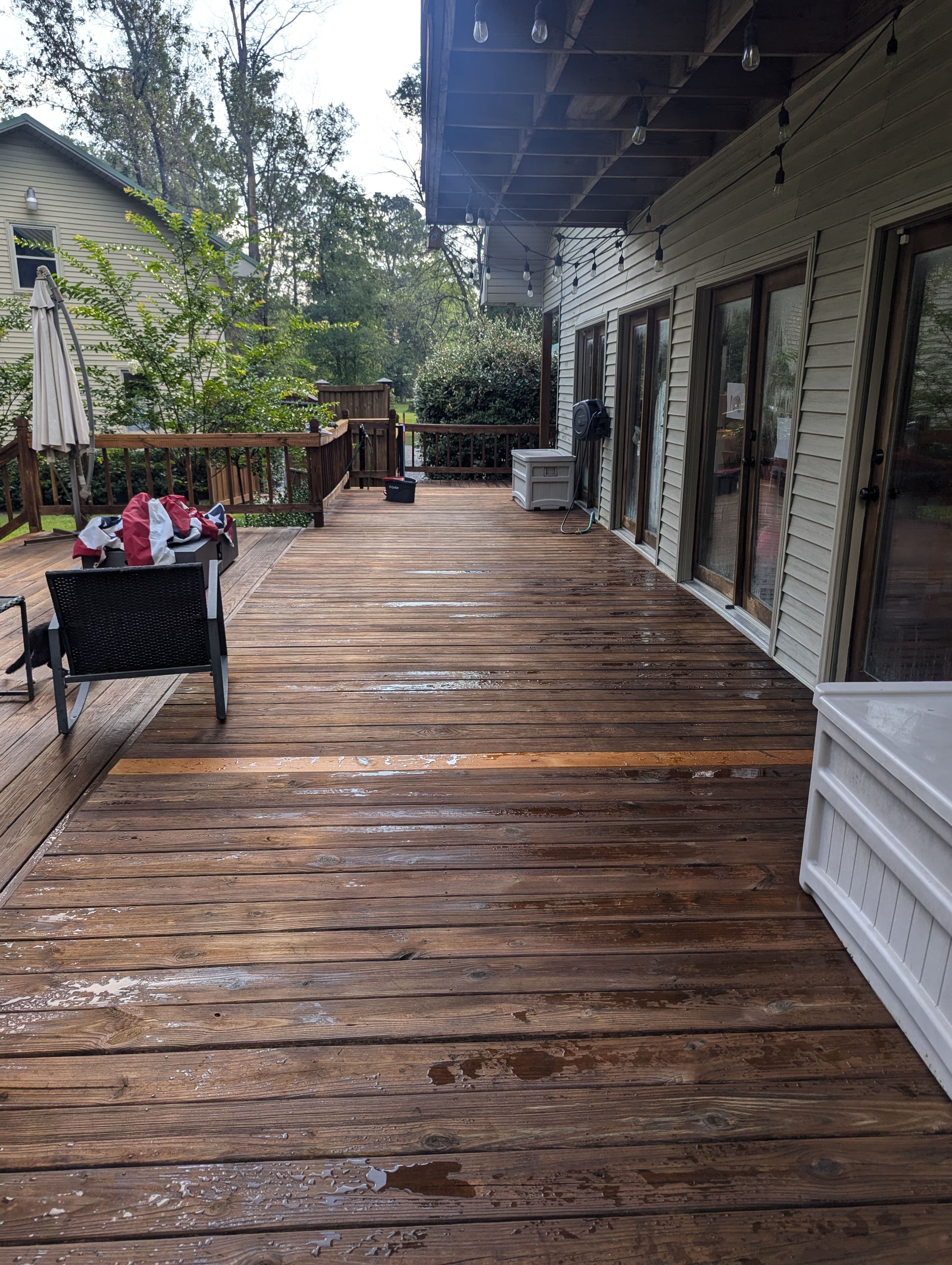Multi-Level Deck Staining & Cleaning