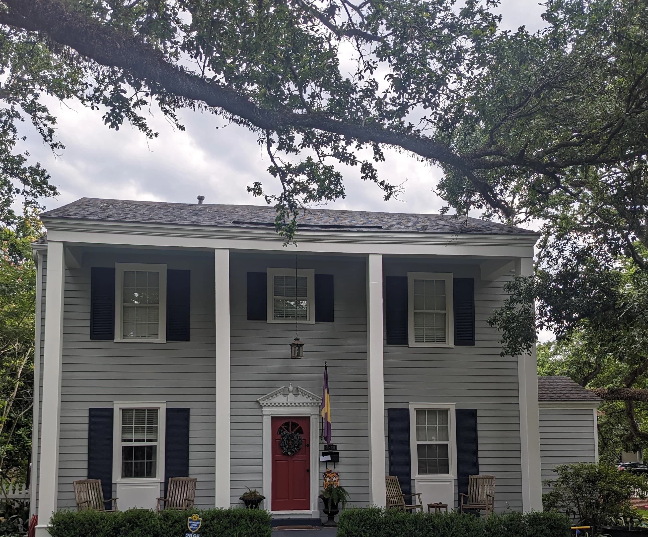 Baton Rouge Colonial Home Exterior Repaint