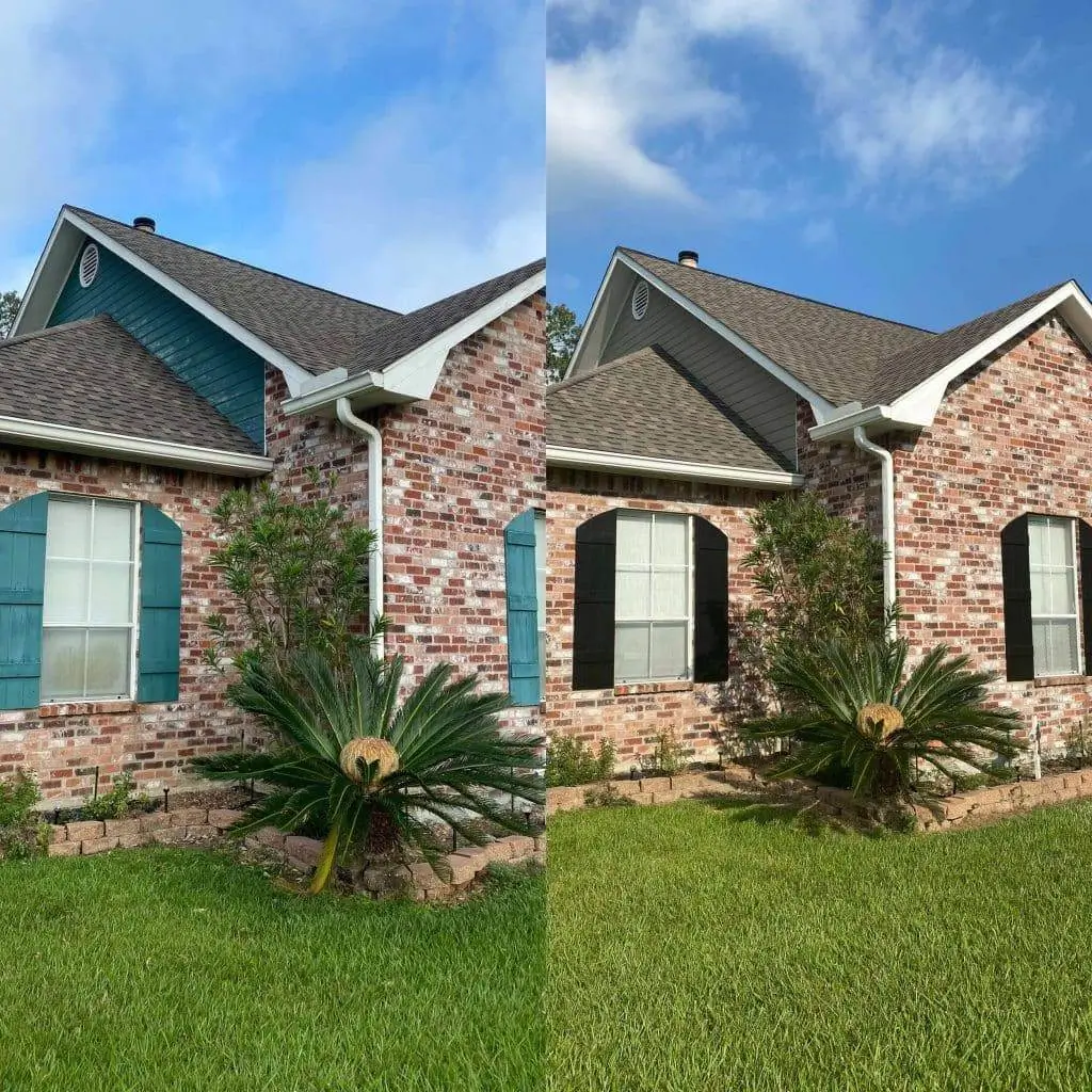 Swift Painting: See the before & after makeover, teal to modern gray/black.