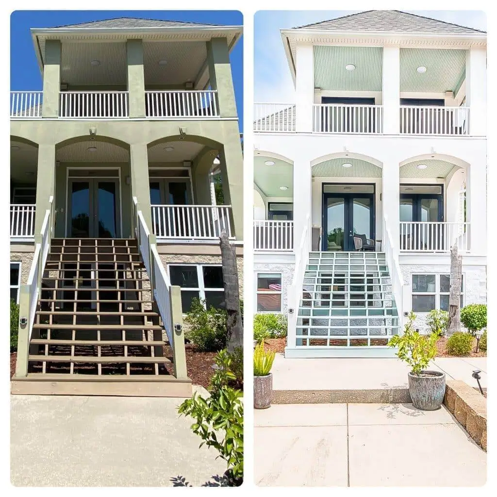 Bright and modern exterior repaint by Swift Painting in Baton Rouge