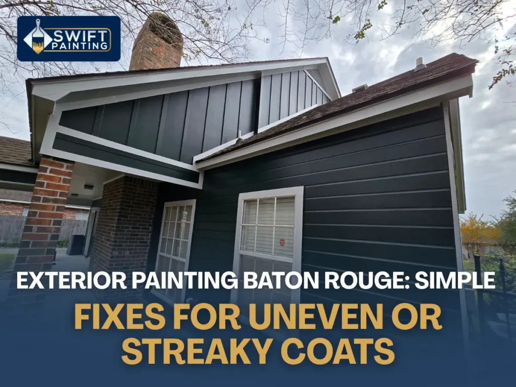 Exterior Painting Baton Rouge: Simple Fixes for Uneven or Streaky Coats
