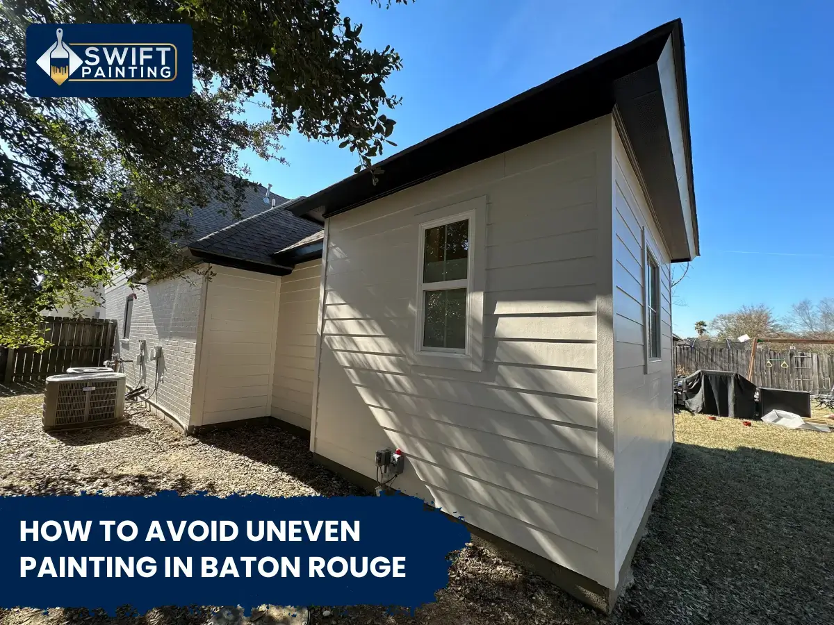 How to Avoid Uneven Painting in Baton Rouge