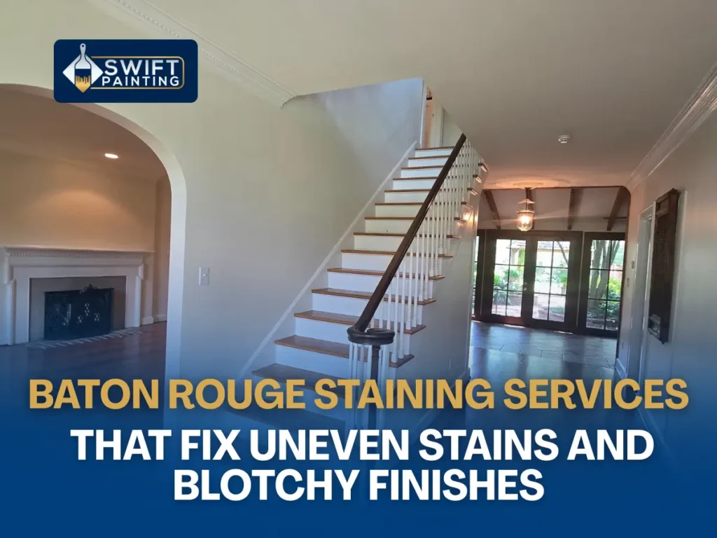 Baton Rouge Staining Services That Fix Uneven Stains and Blotchy Finishes