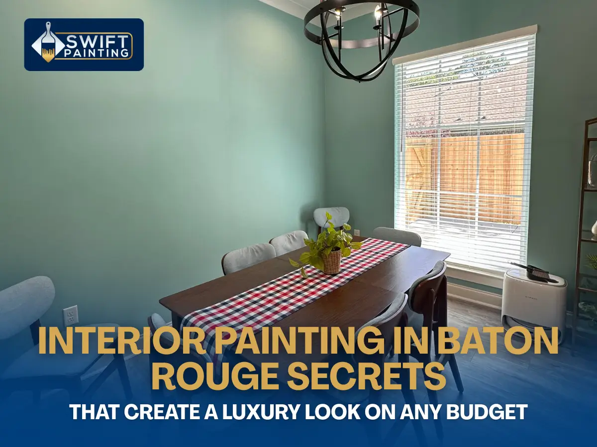 Interior Painting in Baton Rouge Secrets That Create a Luxury Look on Any Budget