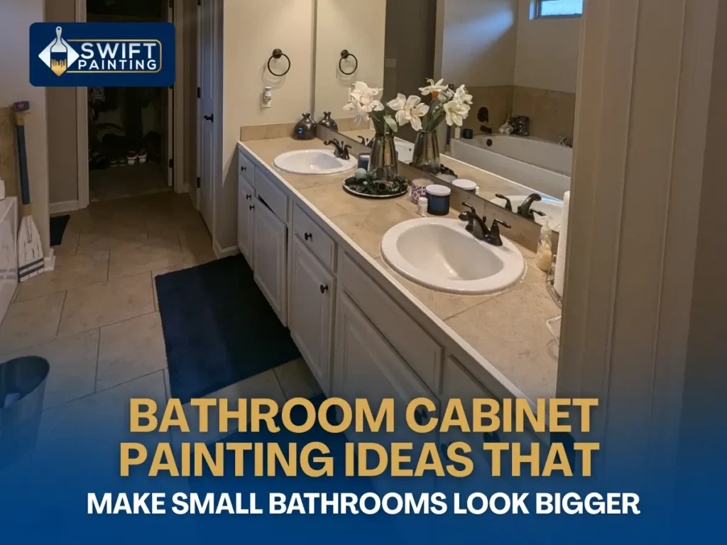 Bathroom Cabinet Painting Ideas That Make Small Bathrooms Look Bigger